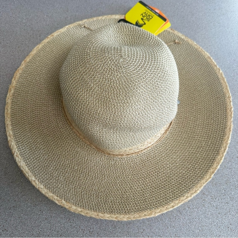 REI Wide Brim Straw Sun Hat in Tan - Picture 5 of 6